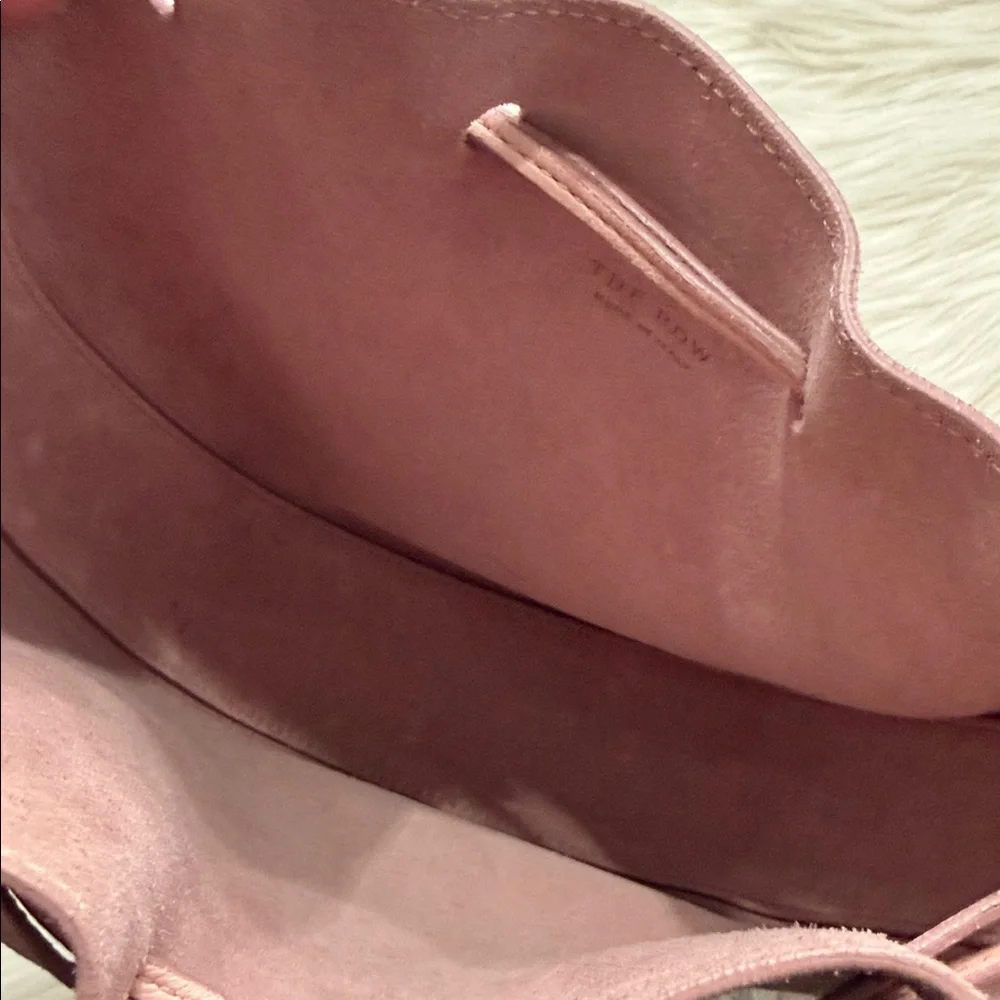THE ROW Suede Bucket Bag
